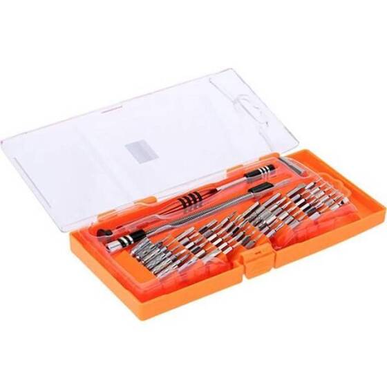 JAKEMY JM-8125 Ev Bilgisayarı Bakım Tornavida Kombinasyon Seti - Plastik Kutulu - 1