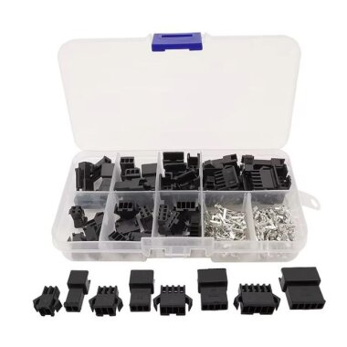 JST-SM 2.54mm 2/3/4/5 Pin Konnektör Seti - 200 Parça - Görsu Elektronik