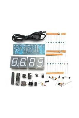 Kendin Yap Masaüstü Saati Sıcaklık Sensörlü - 1