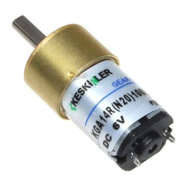 KGA14 6V 140Rpm 14mm Redüktörlü Dc Motor - Görsu Elektronik