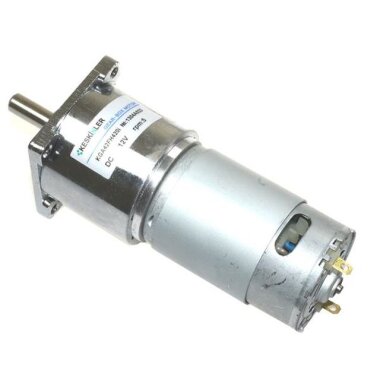 KGA42 12V 5rpm 42mm Redüktörlü Flanşlı Uzun Dc Motor - Görsu Elektronik