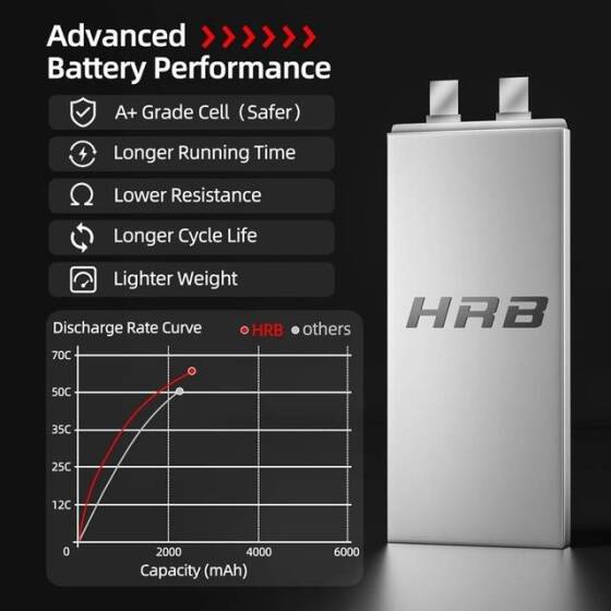 Kırmızı 2600MAH 4 S 14.8 V 25C Yüksek Güç Yüksek Kaliteli Model Uçak LIPO Pil XT60 Dişi - 4
