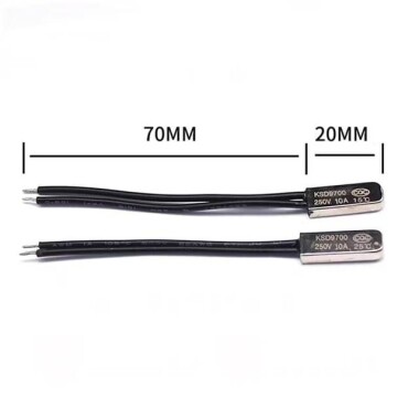 KSD9700 5A 250V Plastik Termostat - 45 Derece Normalde Kapalı - 2