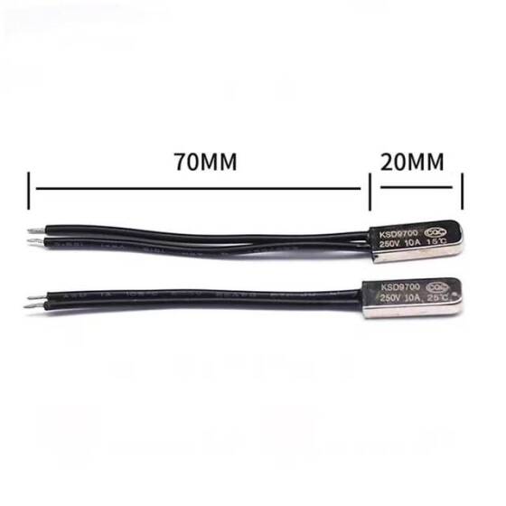KSD9700 5A 250V Plastik Termostat - 45 Derece Normalde Kapalı - 2