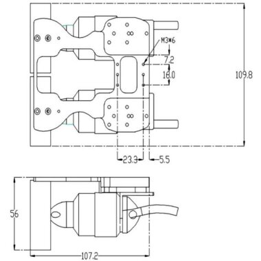 KYO-4T-DUAL Sürücülü Metal Pervaneli Sualtı Fırçasız Motor Çifti - 4