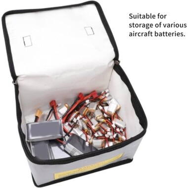 Lityum Pil Patlamaya Dayanıklı Çanta/Koruma Çantası Boyutu: 215x45x165mm - 4