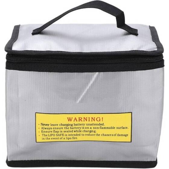 Lityum Pil Patlamaya Dayanıklı Çanta/Koruma Çantası Boyutu: 215x45x165mm - 5