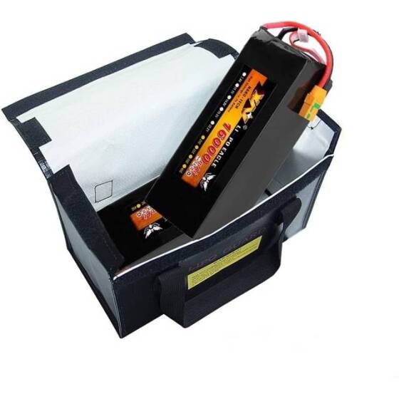 Lityum Pil Patlamaya Dayanıklı Çanta/Koruma Çantası Boyutu: 260x130x150mm - 4