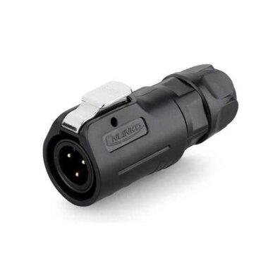 LP-12-C03PE-02-001 3 Pin Su Geçirmez Konnektör - Erkek - CNLINKO