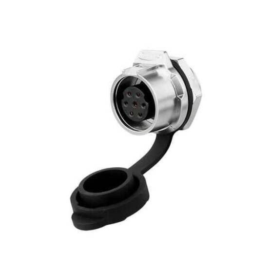 LP-16-J07SX-03-101 7 Pin Su Geçirmez Konnektör - Dişi - 1