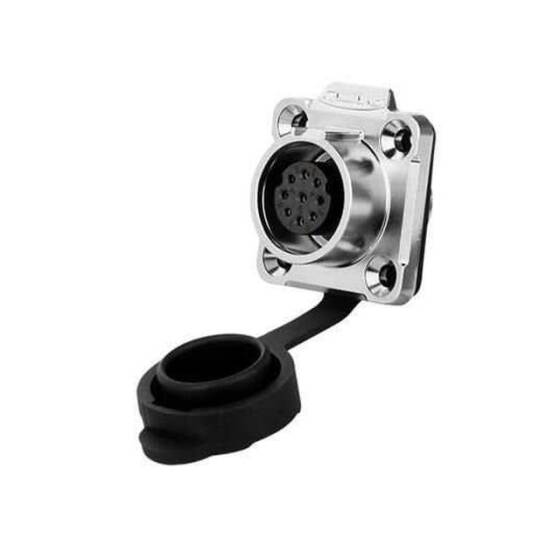 LP-16-J09SX-03-401 9 Pin Su Geçirmez Konnektör - Dişi - 1