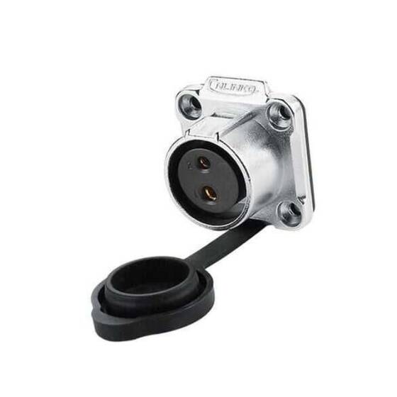 LP-20-J02SX-03-401 2 Pin Su Geçirmez Konnektör - Dişi - 1