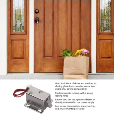 LY-031 6V DC 0-8A Elektromanyetik Kilit Yukarıya Doğru - 2