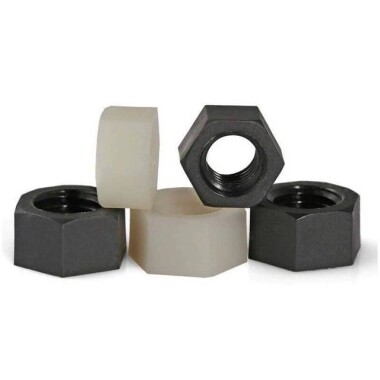 M14 Beyaz Altıgen Naylon Somun - 3