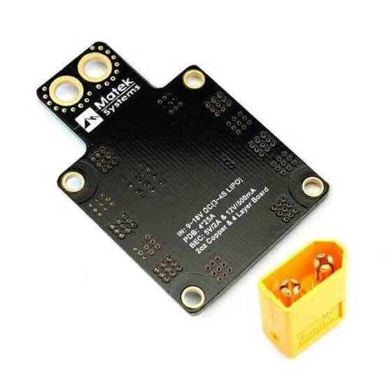 Matek PDB-XT60 w/ BEC 5V & 12V ESC Güç Dağıtım - 3