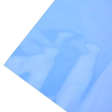 Mavi 3-6W Yüksek İletkenlik Tüm Parça Termal Silika Jel CPU Dizüstü Bilgisayar Led Güç Isı Emicisi Termal Bant Olmadan Boyut:15-0x200x400mm - 2