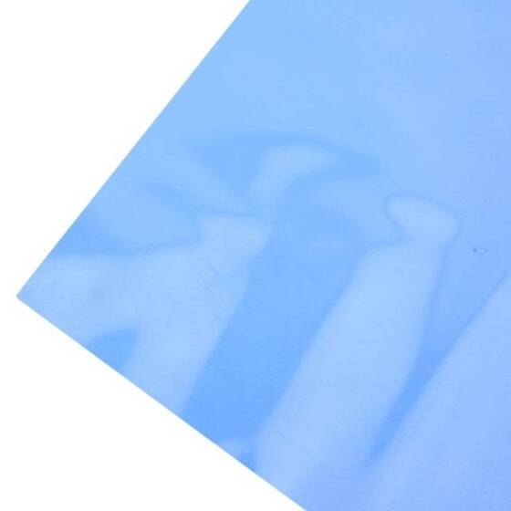 Mavi 3-6W Yüksek İletkenlik Tüm Parça Termal Silika Jel CPU Dizüstü Bilgisayar Led Güç Isı Emicisi Termal Bant Olmadan Boyut:8-0x200x400mm - 2