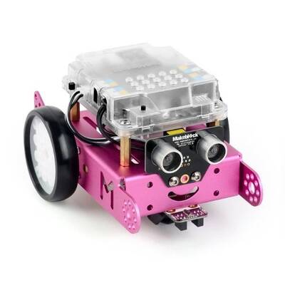 mBot V1.1 - Pembe - Bluetooth Versiyonu STEM Eğitim Robotu - Makeblock - 1