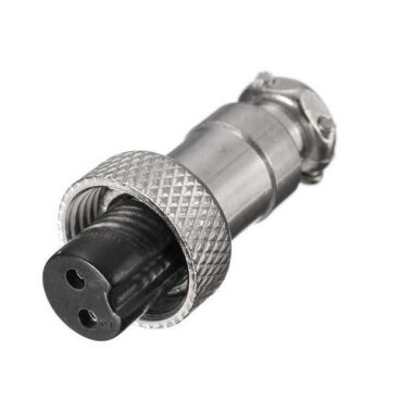 Mike Konnektör 2 Pin 12mm - Dişi - Görsu Elektronik