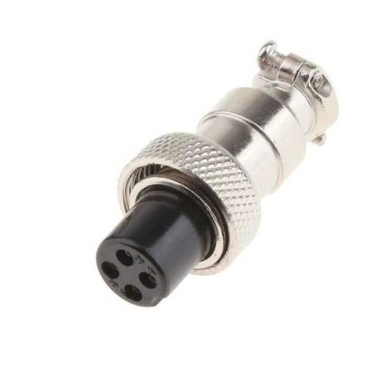 Mike Konnektör 4 Pin 12mm - Dişi - 1