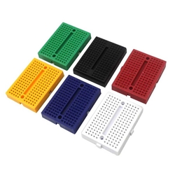 Mini Breadboard Sarı - Yapışkanlı - 1
