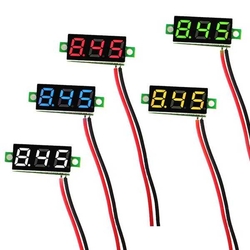 Mini Voltaj Göstergesi Sarı 2.5V - 30V Voltmetre - 1