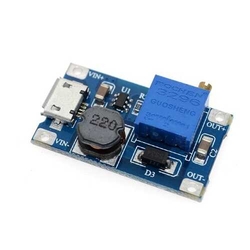 MT3608 2A Yükselteç DC-DC Aşamalı Güç Modülü Micro USB Çıkışlı - 1