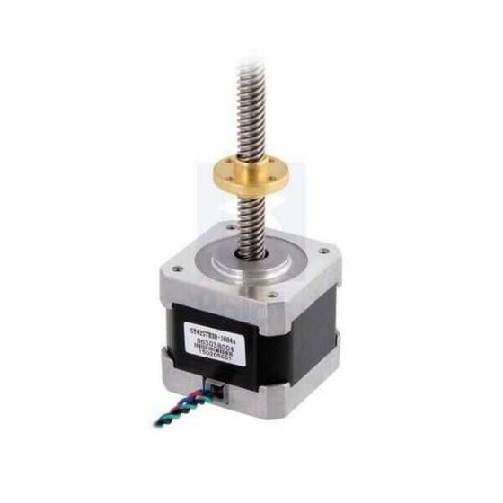 NEMA 17 38 cm Vidalı Milli Bipolar 200 Adım 42×38mm 2.8V Step Motor - PL-2690 - 1