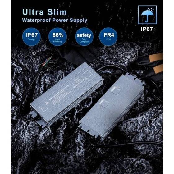 Orijinal Osram 60W 24V Sabit Voltaj Su Geçirmez Güç Kaynağı Ayarlanabilir Işık - 2