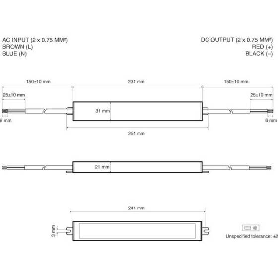 Orijinal Osram 40W 24V Sabit Voltaj Su Geçirmez Güç Kaynağı Ayarlanabilir Işık - 4