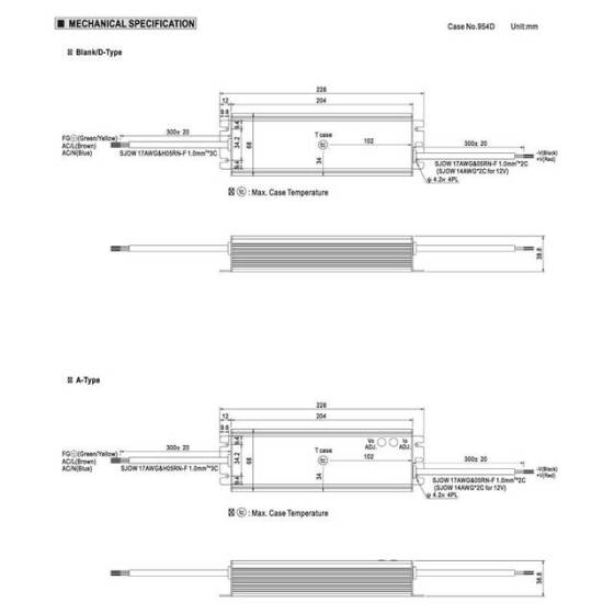 Orijinal Tayvan MEAN WELL HLG-150H-12A Su Geçirmez Güç Kaynağı - 4
