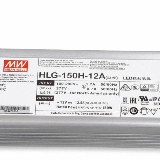 Orijinal Tayvan MEAN WELL HLG-320H-54B Su Geçirmez Güç Kaynağı - 2