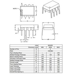PIC12F1571-I/P 32Mhz 8-Bit Mikrodenetleyici Dip8 - 3