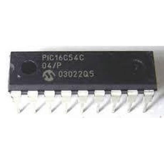 PIC16C54C-04/P DIP-18 Mikroişlemci - 1