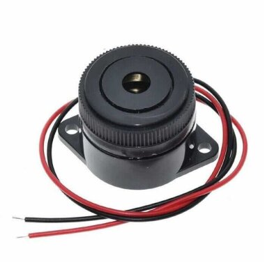 QSI-2910 90DB 29.5x24.5mm 12V DC Buzzer - Görsu Elektronik