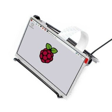 Raspberry Pi 7 Inch IPS Lcd Ekran - DPI Arayüz - 1024x600 - 2