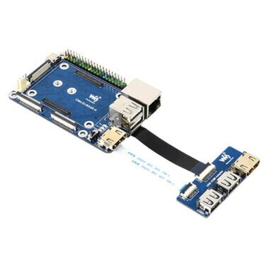 Raspberry Pi CM4 için USB HDMI Adaptörü Mini Base A - WaveShare
