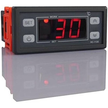 RC-112E 110V 10A LCD Ekranlı Nem Sıcaklık Kontrol Termostatı 2 metre kablolu - 1