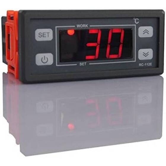 RC-112E 110V 10A LCD Ekranlı Nem Sıcaklık Kontrol Termostatı 2 metre kablolu - 2
