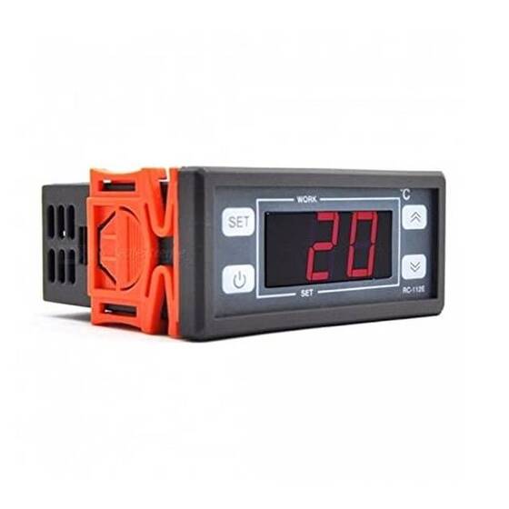 RC-112E 12V 30A LCD Ekranlı Nem Sıcaklık Kontrol Termostatı 2 metre kablolu - 1