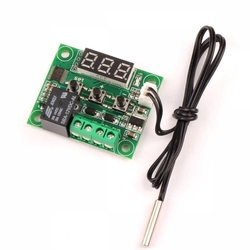 Röle Çıkışlı Dijital Termostat, Sıcaklık Kontrol Kartı - W1209 - 2