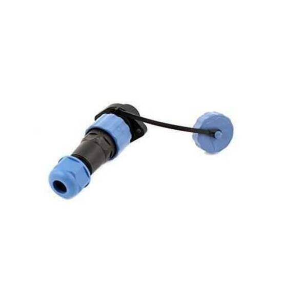 SD16 3 Pin 16mm Su Geçirmez Konnektör Takımı - Flanşlı Panel Tipi - 5