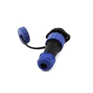 SD16 5 Pin 16mm Su Geçirmez Konnektör Takımı - Flanşlı Panel Tipi - 2