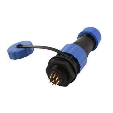 SD16 9 Pin 16mm Su Geçirmez Konnektör Takımı - Panel Tipi - Görsu Elektronik