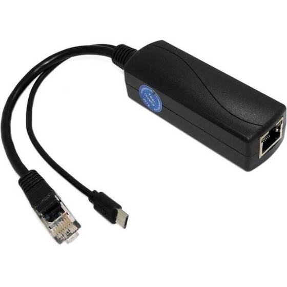 SDAPO USB0502G Micro USB Gigabit PoE Ayırıcı 48V - 5V 2.4A - 1
