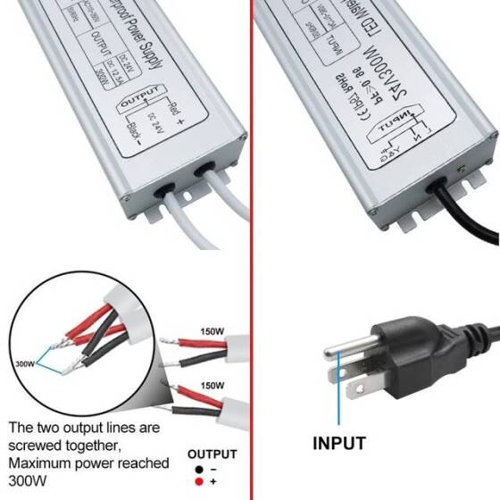 Silver Su Geçirmez Güç Kaynağı 300W 24V 12.5A - 3
