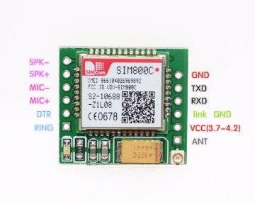 SIM800C Mini GSM/GPRS Modülü - Imei Kayıtlı - 3