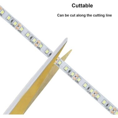 Su Geçirmez FC0B Ra09 3000K Sıcak Beyaz 12V SMD LED Şerit 416 LED/Metre Esnek 5 Metrelik Makara 8mm Genişlik - 4