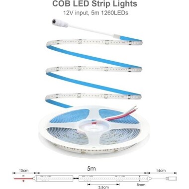 Su Geçirmez Kırmızı 2835 12V SMD LED Şerit 60 LED/Metre Esnek 5 Metrelik Makara - 2