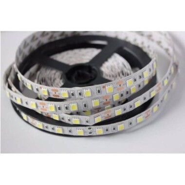 Su Geçirmez Sarı 5050 12V SMD LED Şerit 60 LED/Metre Esnek 5 Metrelik Makara - 1